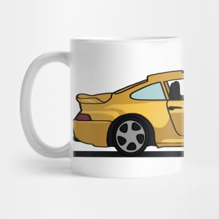 Porsche 911 993 Pastel Yellow Mug